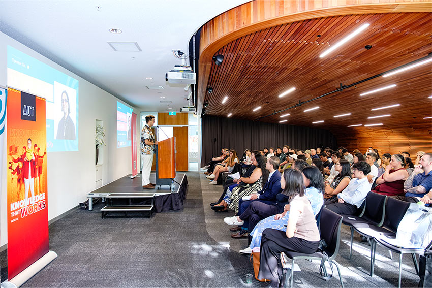 Meet-ups and presentations in AUT lecture halls