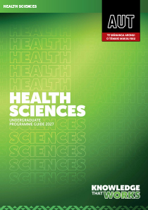 Cover for AUT's programme brochure