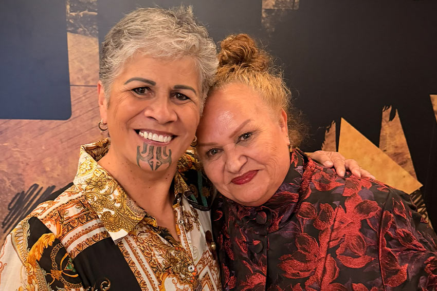 Tania and Donna at the movies