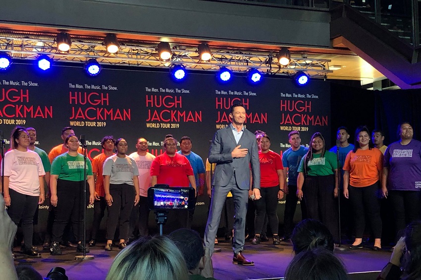 Hugh Jackman visits AUT South Campus