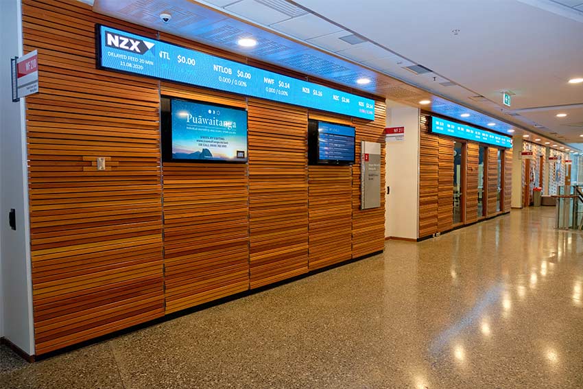 NZX ticker