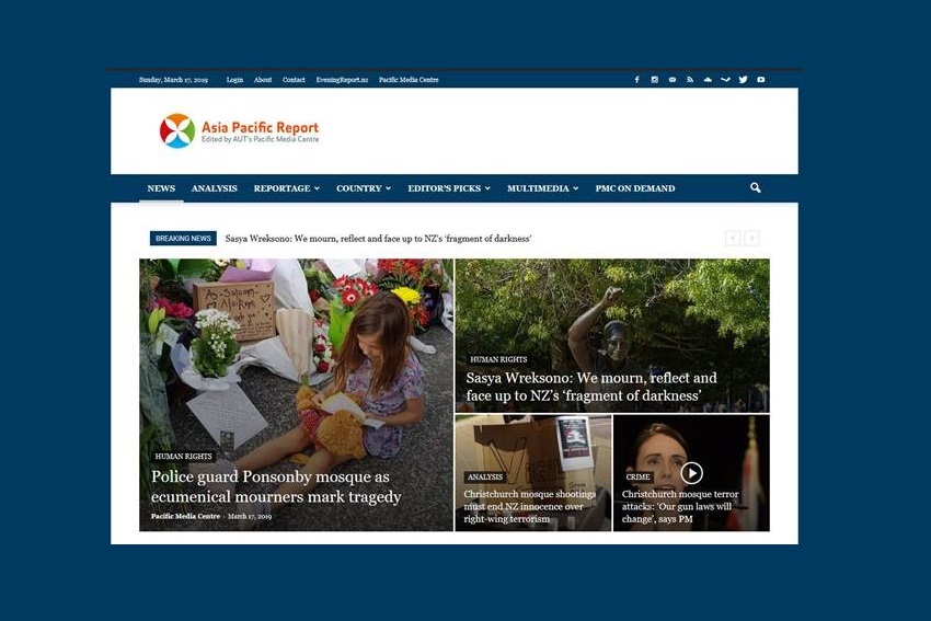 Asia Pacific Report website