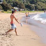 Rugby at Oneroa Beach, Waiheke-Island