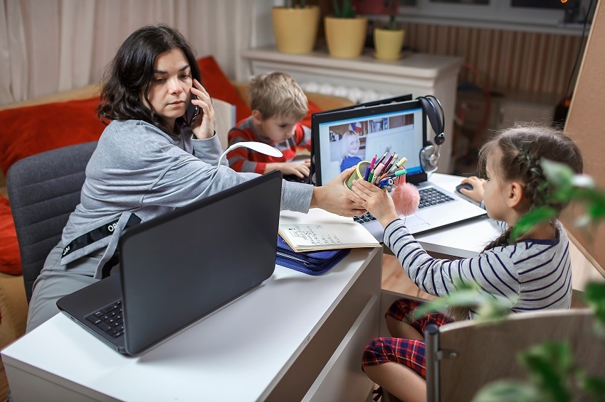 work and parenting during the lockdown