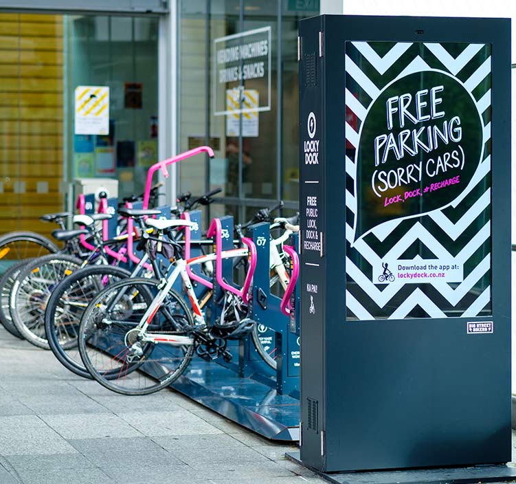 Free parking for bikes