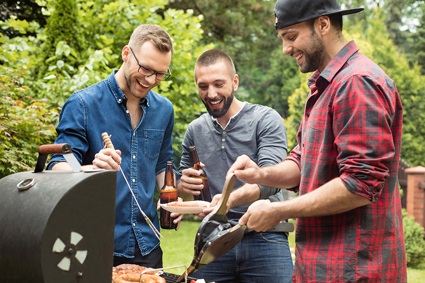 Why do men hog the bbq?