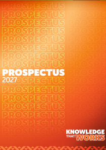 Cover for AUT's programme brochure