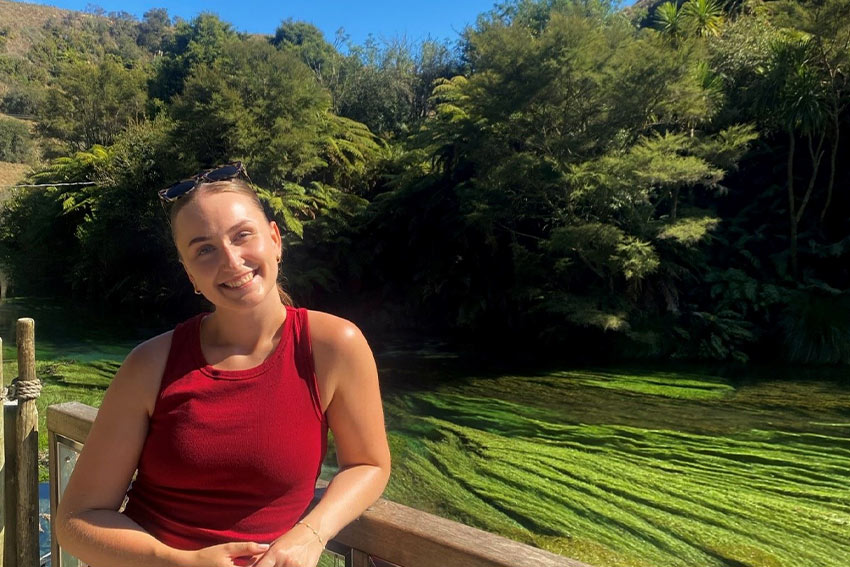 Sofie visits NZ