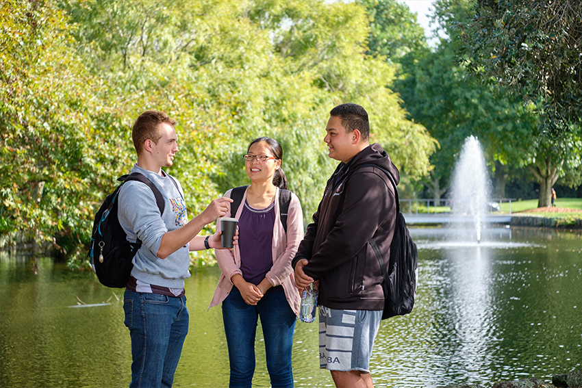 The intimate nature of the South Campus makes it easy to socialise and make new friends