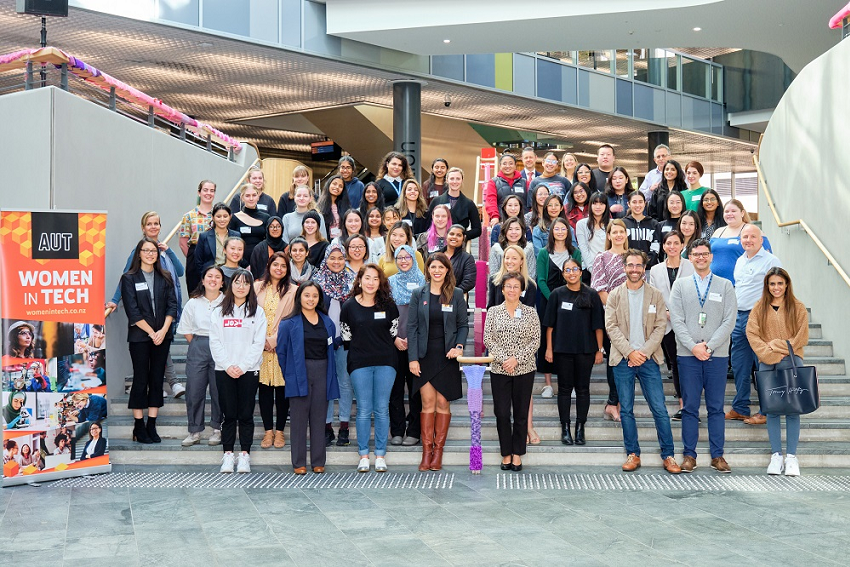 Women in tech group photo