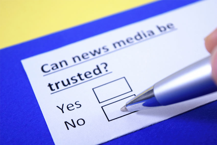 Trust in the news slips further