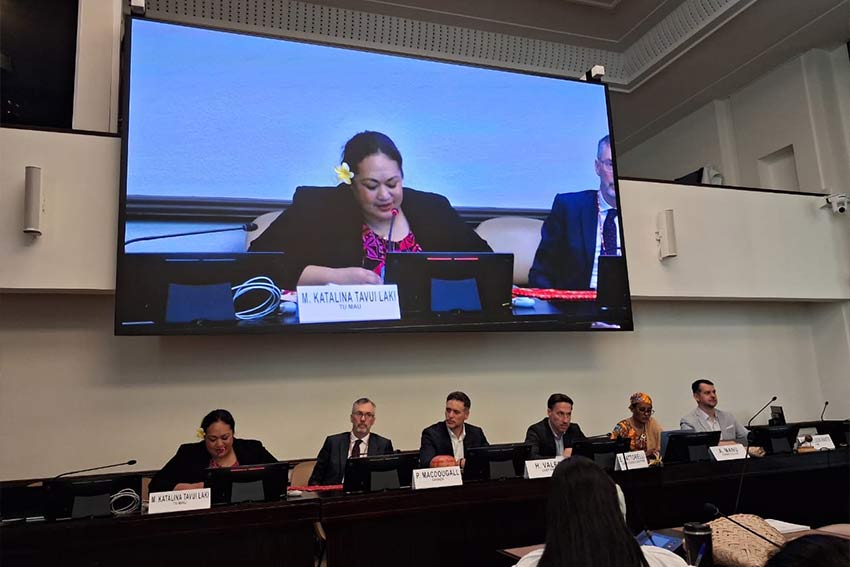 An AUT student is presenting at the UN
