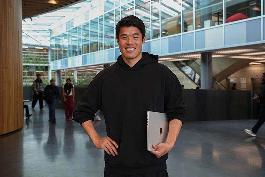 Inaugural Auckland FC Captain studying at AUT