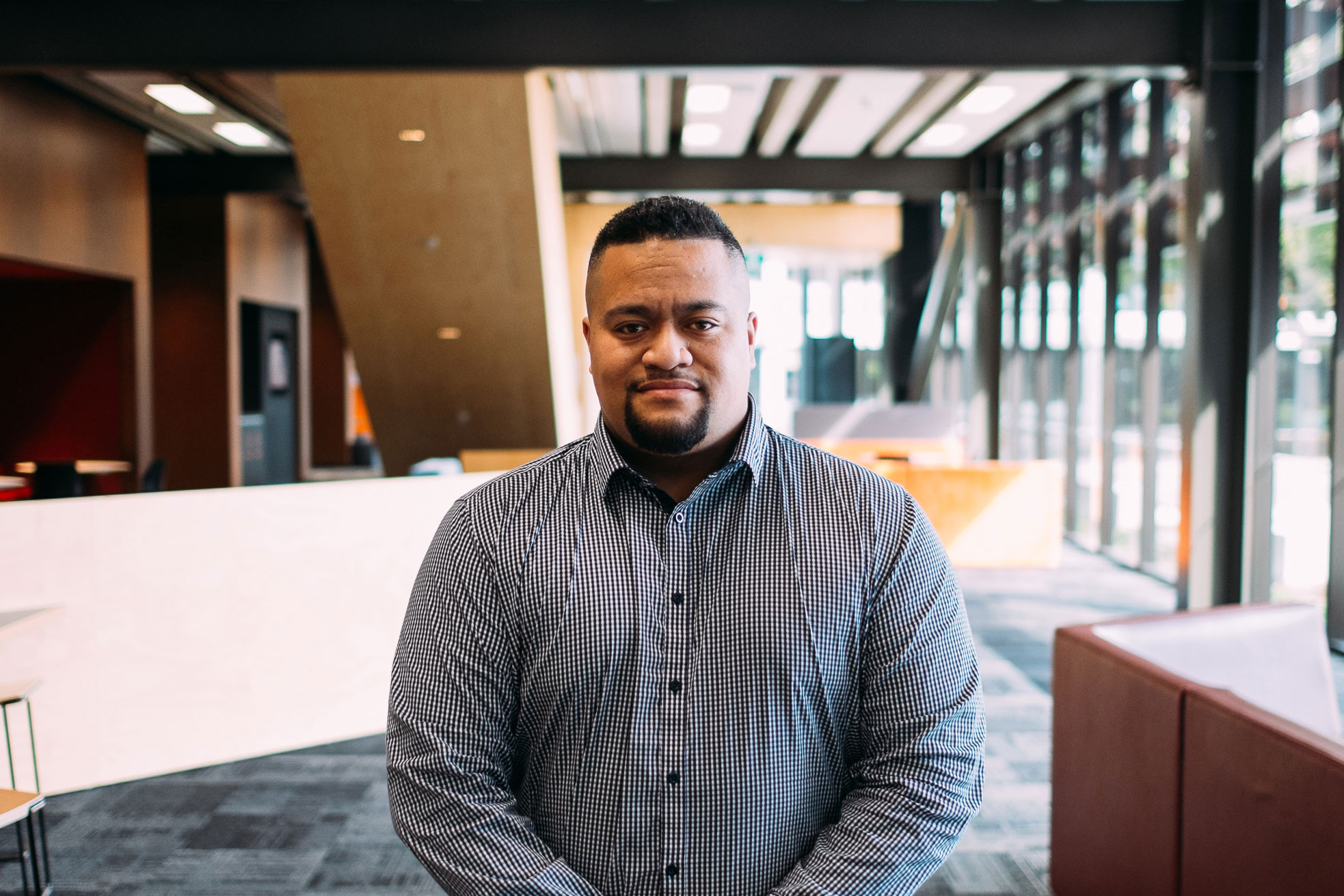 Edmond Fehoko at AUT South Campus