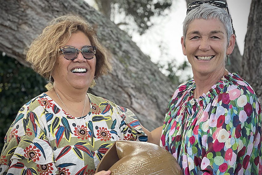 Ngatepaeru Marsters (left) and Teresa Krishnan (right)