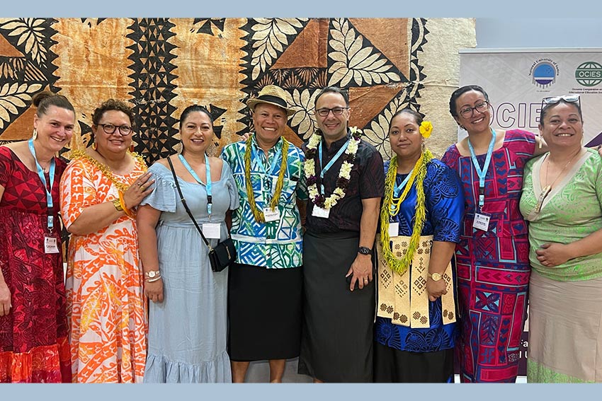 Samoa-based alumni meet AUT leader