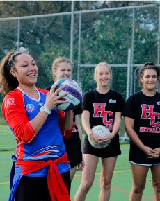 AUT University’s South Campus hosts Northern Mystics and AUT Netball Schools Clinic