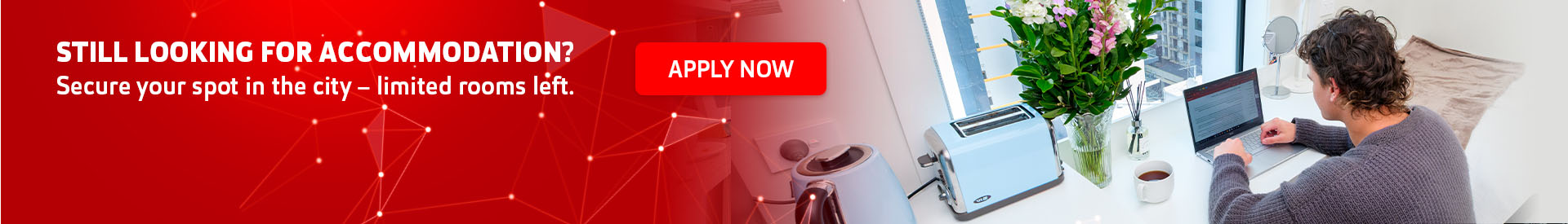 Still looking for accommodation banner