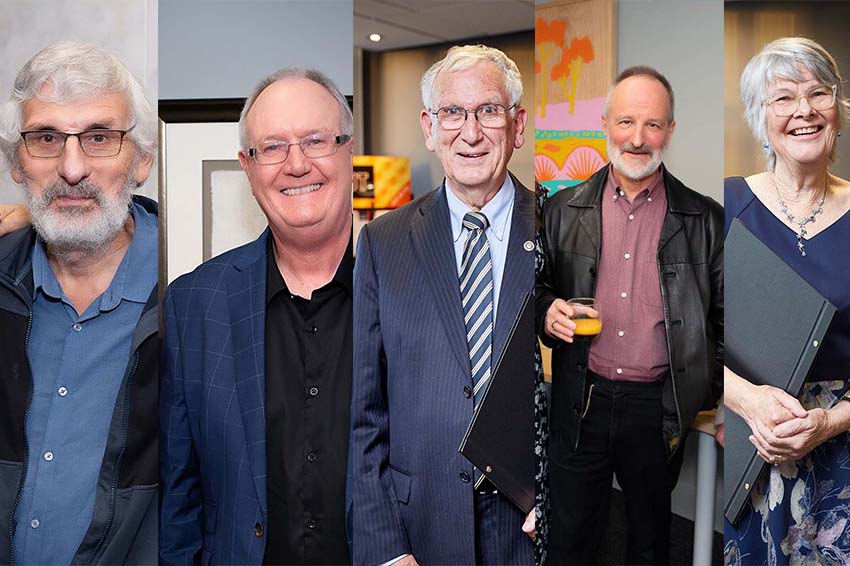 AUT awards five Professors Emeriti 