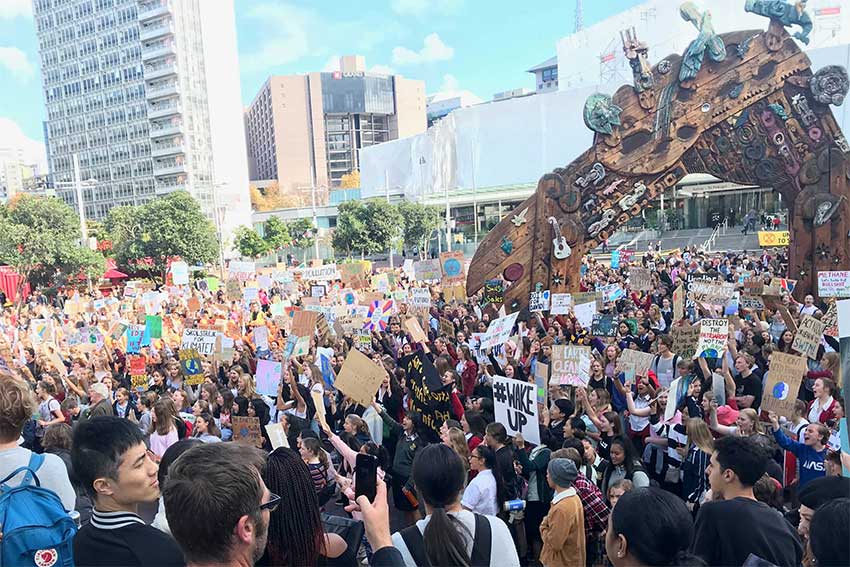 Climate change protesters