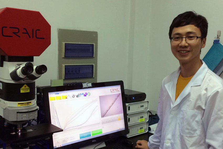 AUT biomedical engineering PhD student Xiyong Huang 