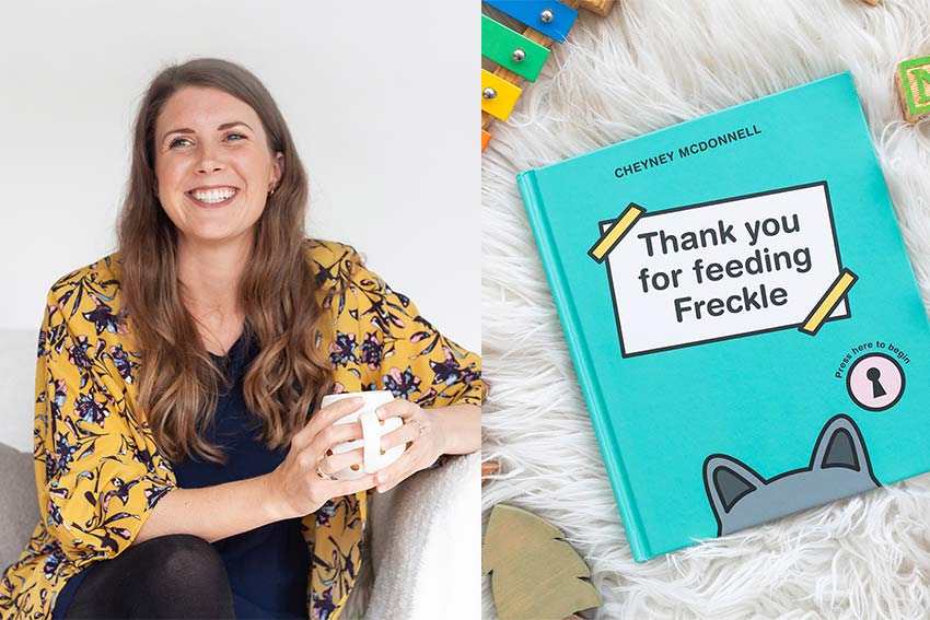 thank-you-for-feeding freckle - children's book