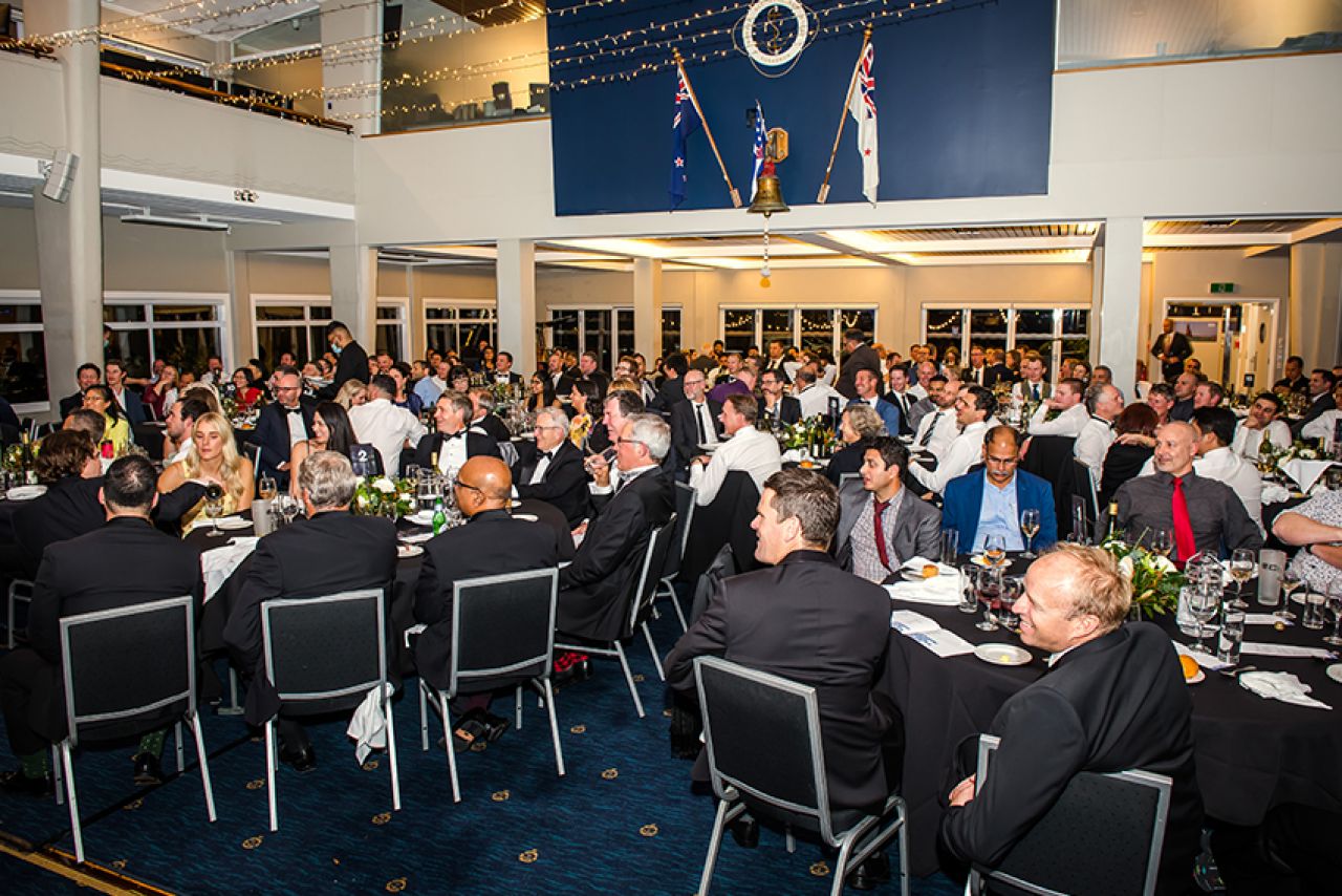 Crowd seated at the Murray awards