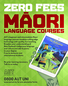 Free te reo with AUT