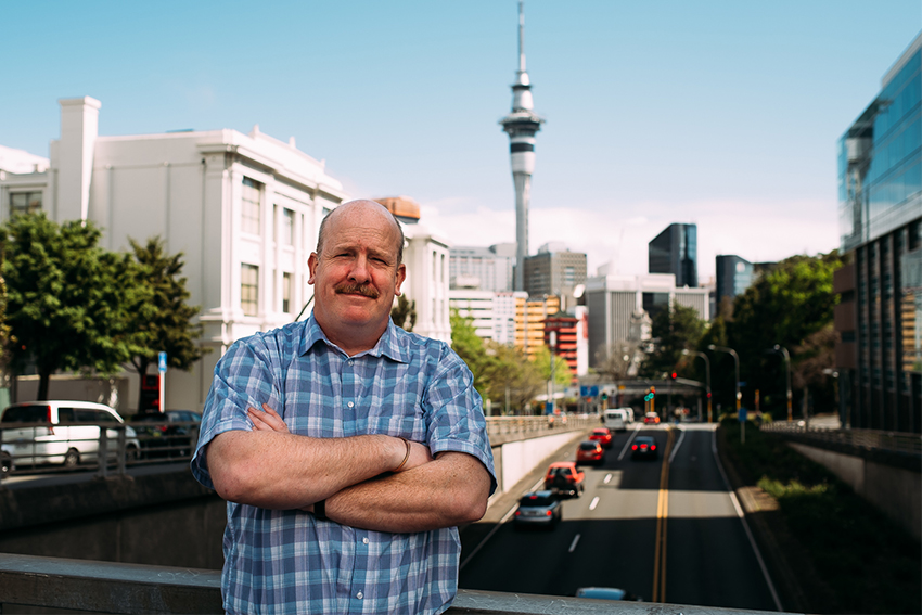 Professor John Tookey in Auckland CBD