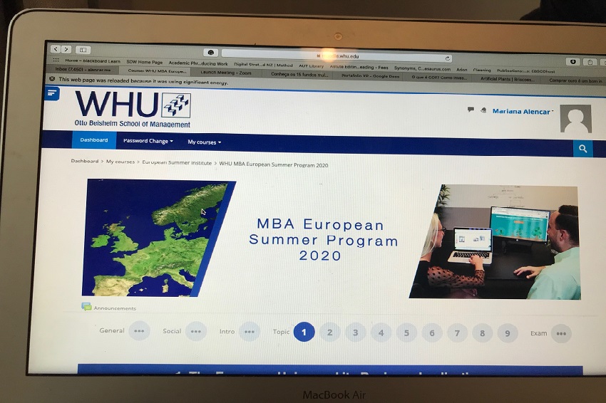 WHU MBA summer program