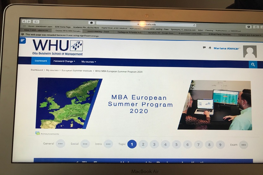 MBA students undertake virtual exchange