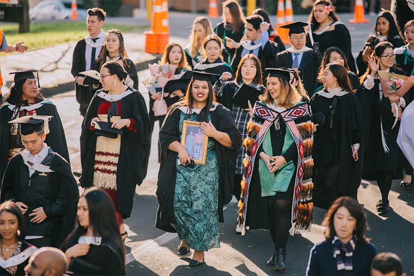 Graduation ceremony at AUT