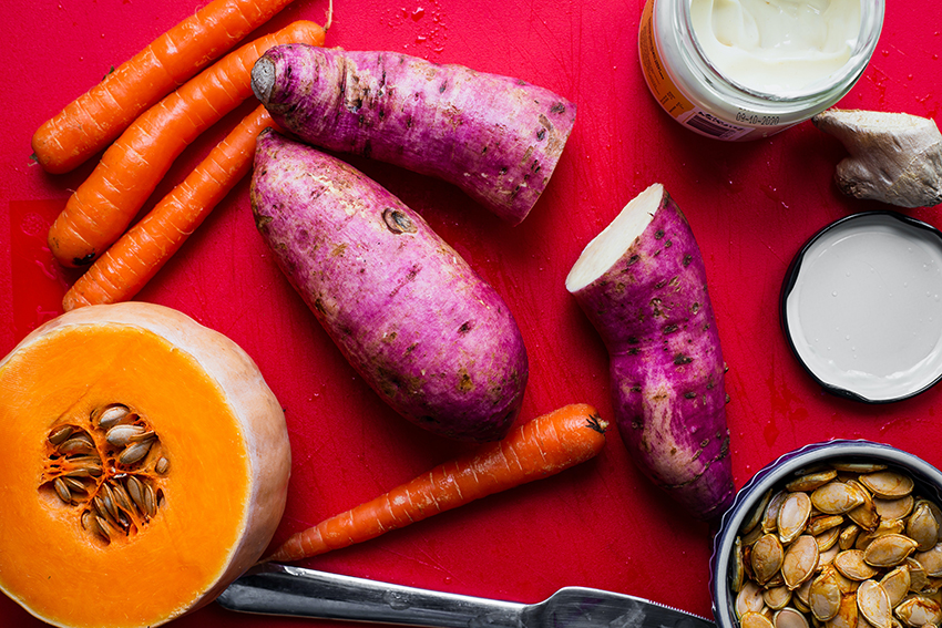 colourful vegetables