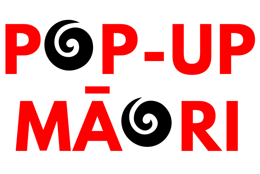 Pop up Maori logo