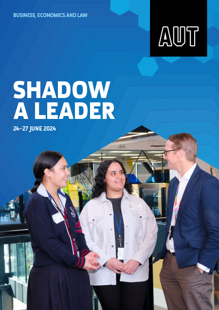 Shadow a leader brochure cover