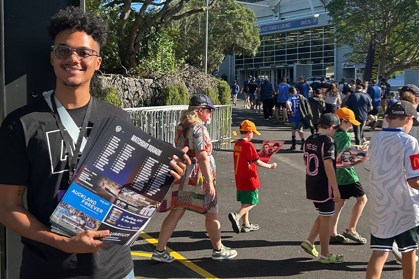 AUT at the Auckland FC grounds