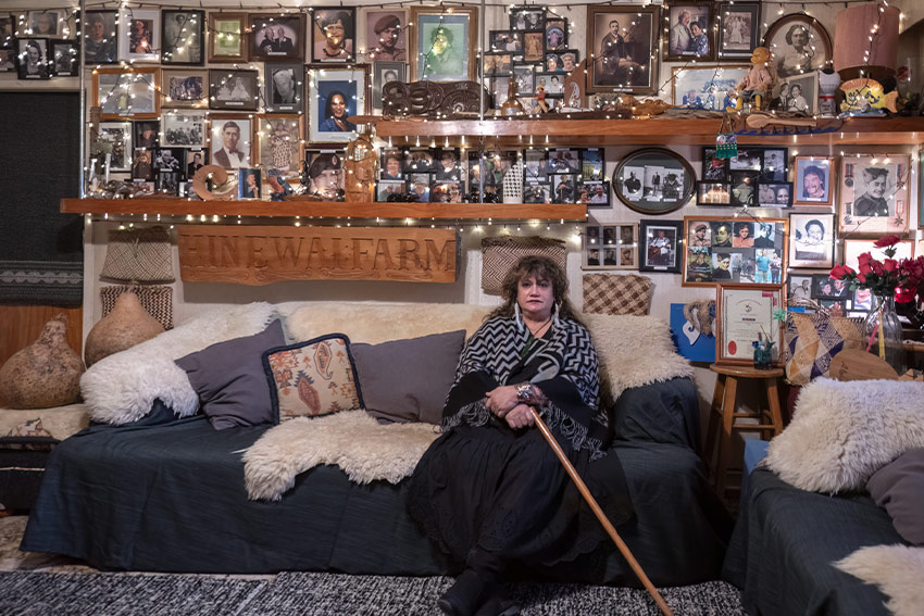 A photo inside a home
