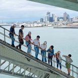 Auckland Harbour Bridge walk, Waitemata Harbour, Auckland