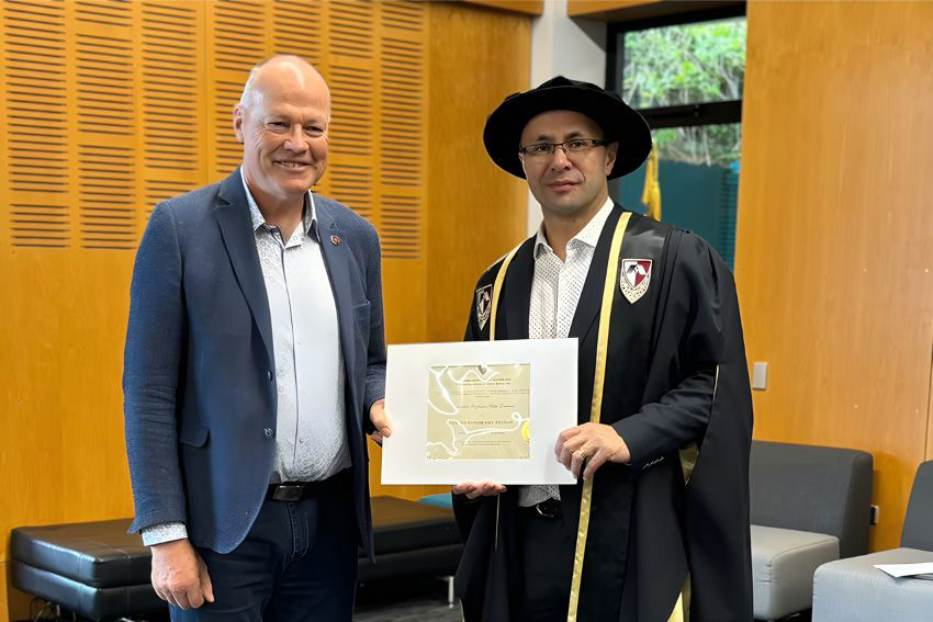 AUT’s newest Reeves Honorary Fellow