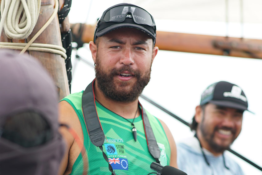 Antony on board