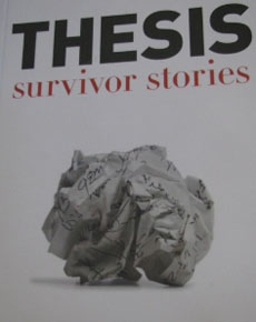 New book about surviving a thesis by those who know best
