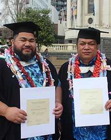 Brothers graduate to achieve dream of higher education