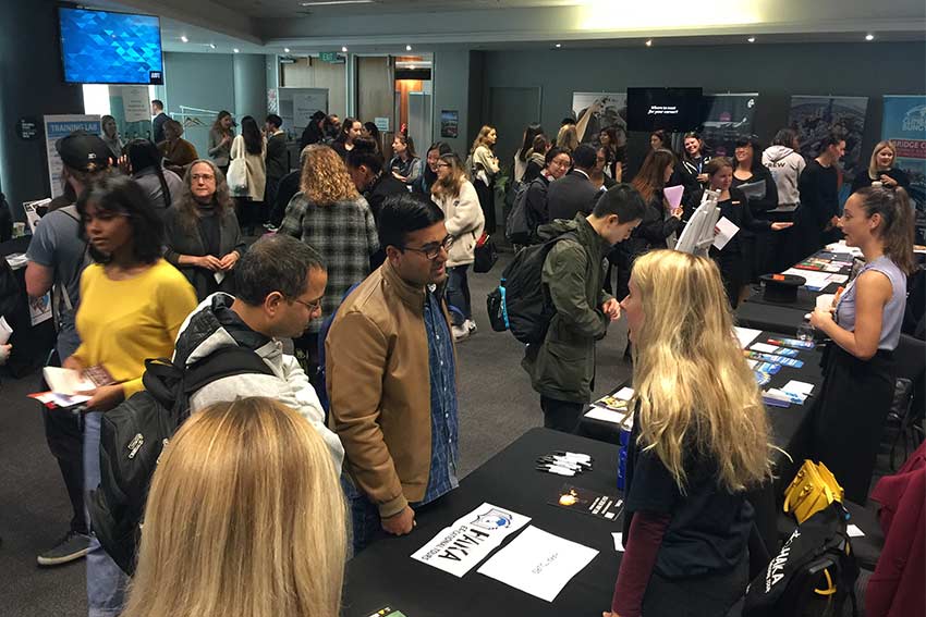 photo of career expo at aut