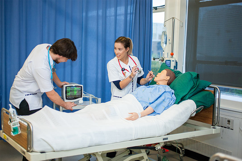 Simulation training for nursing at AUT