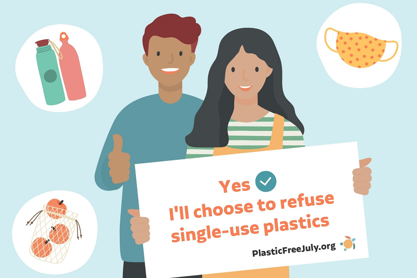 Refuse to use: Plastic free July at AUT