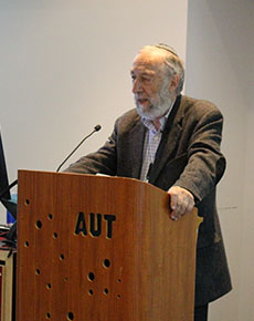 AUT public lecture: Professor Emeritus Bernard Spolsky hails te reo Māori as ‘model of language management’