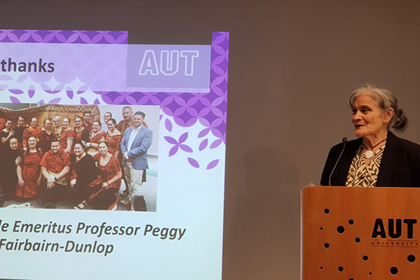 Tagaloatele Emeritus Professor Peggy Fairbairn-Dunlop