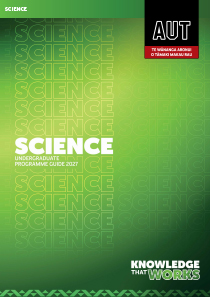 Cover for AUT's programme brochure
