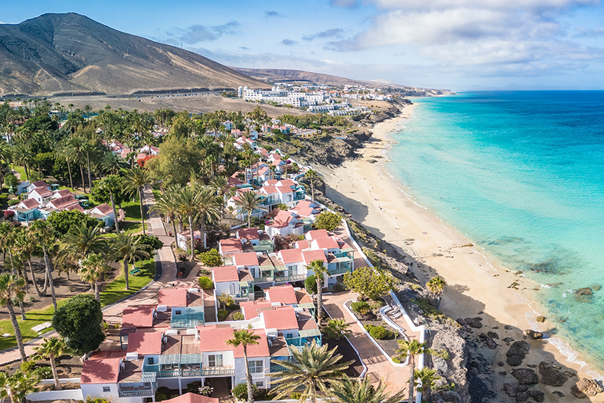 An idyllic picture of the Canary Islands.