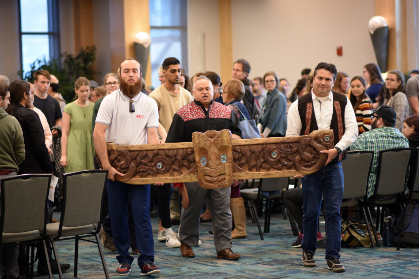 Te Hononga is unveiled at Champlain College